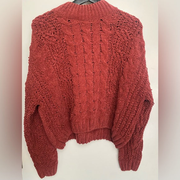 Major Labor Group Rust colored long sleeve knit sweater women’s size XL - Picture 1 of 6